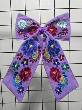 Embroidered Bow